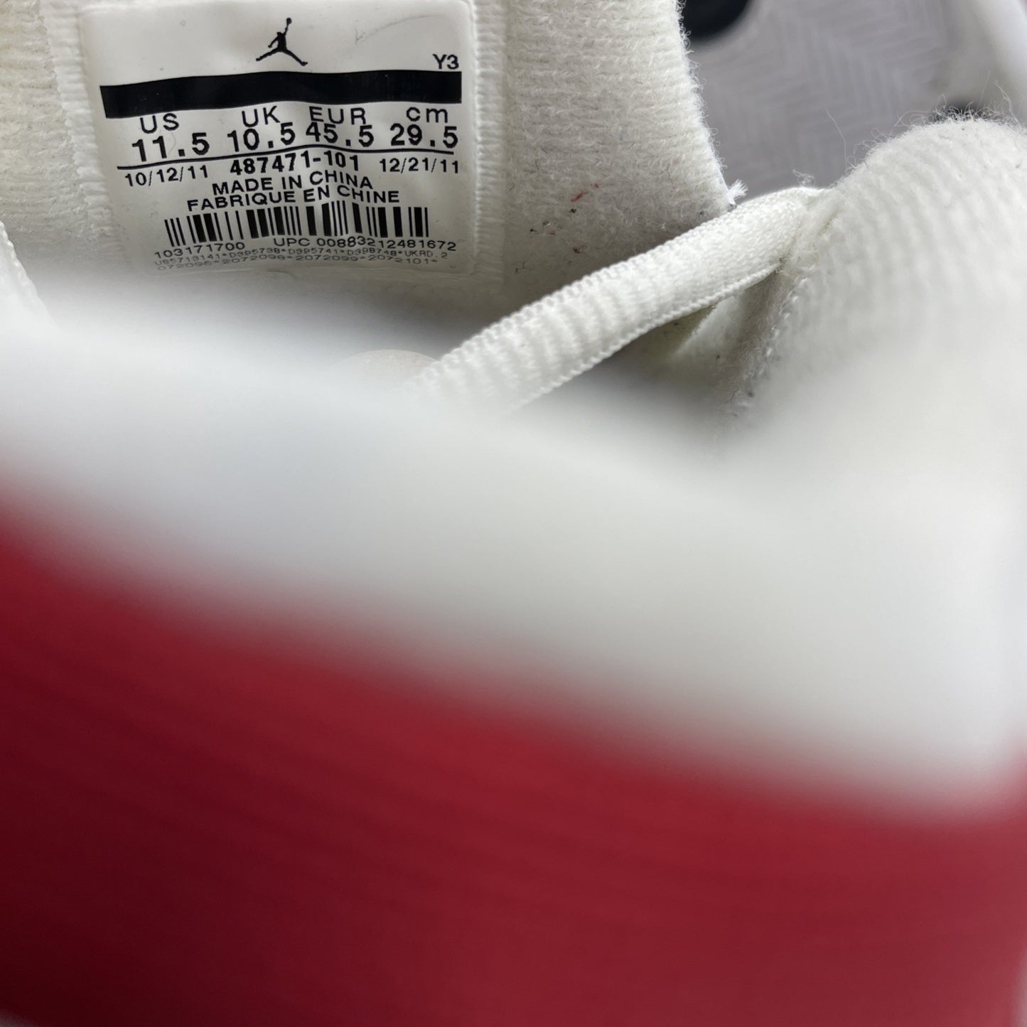 Size 11.5 - Air Jordan 14 Retro 2012 Candy Cane (487471-101)