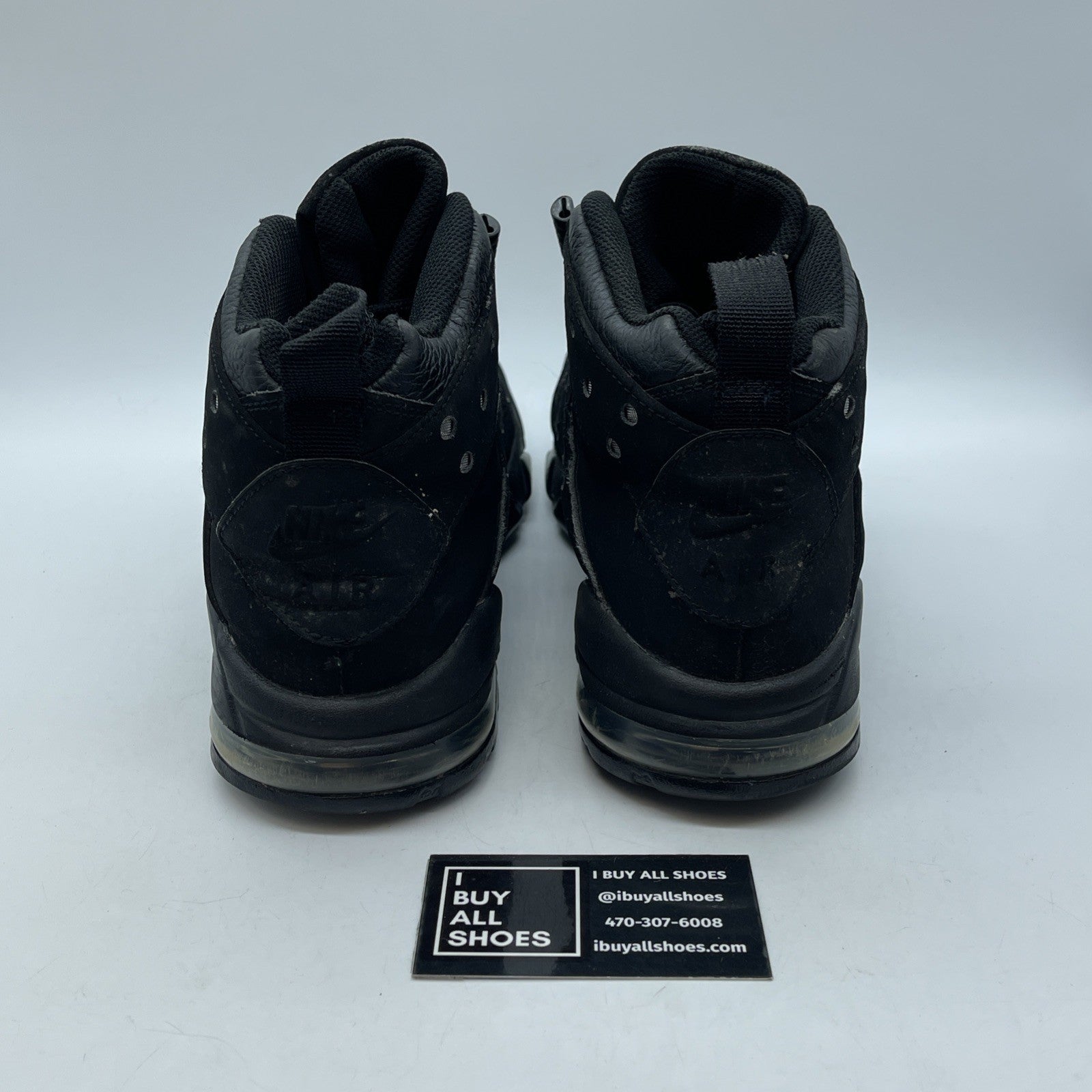Size 10.5 - Nike Air Max 2 CB 94 Triple Black Suede Leather (DC1411-001)