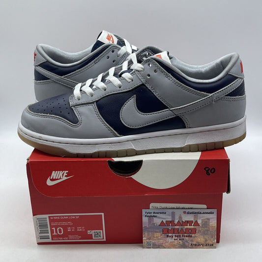 Size 10 - Nike Dunk Low SP College Navy 2021 Grey Red Suede Leather (DD1768-400)