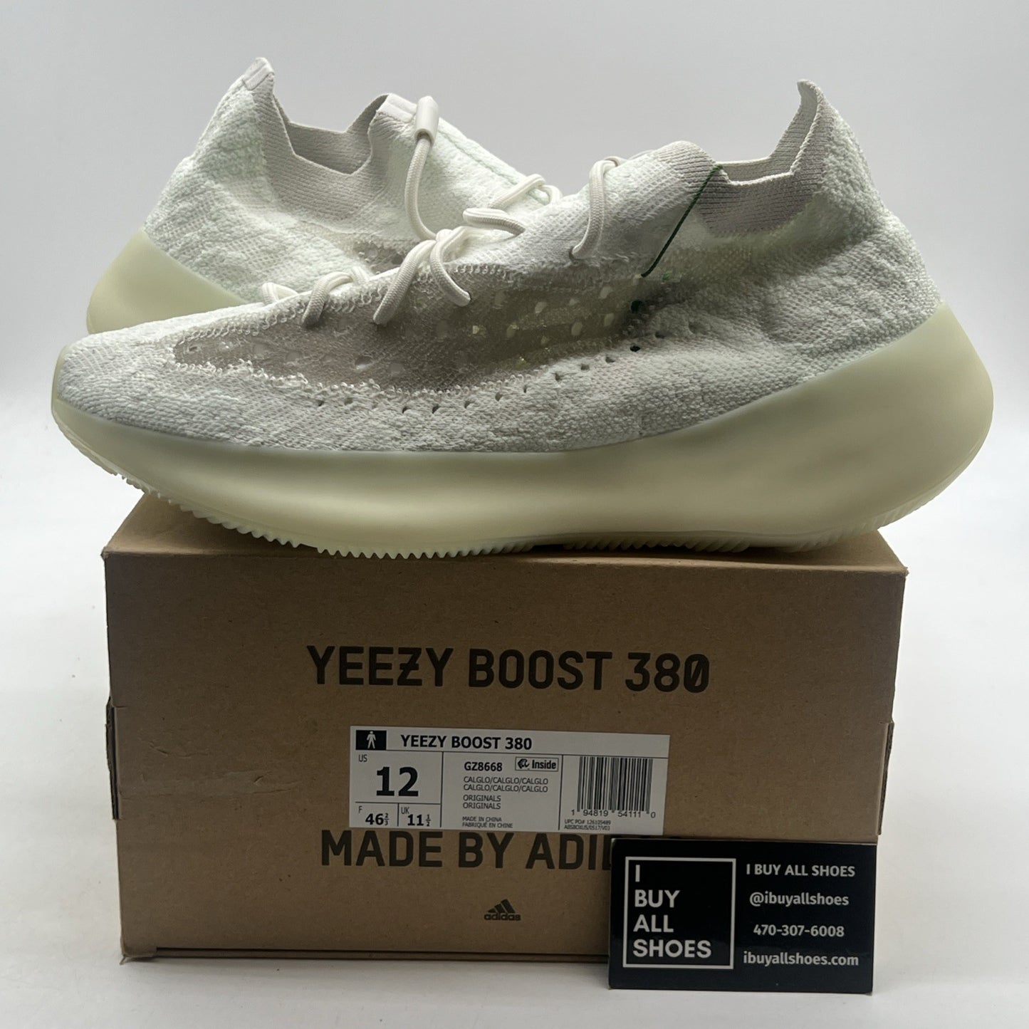 Size 12 - adidas Yeezy Boost 380 Calcite Glow (GZ8668)