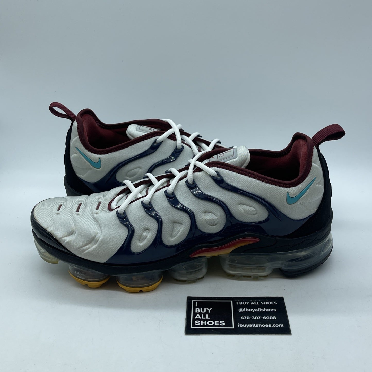 Size 11 - Nike Air VaporMax Plus Platinum Midnight Navy Suede (DJ2737-001)