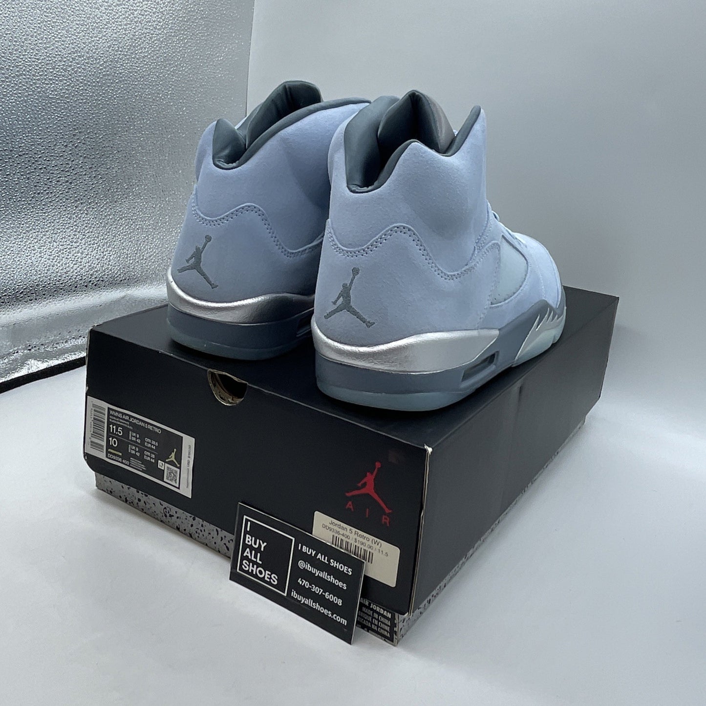 Size 11.5W - Air Jordan 5 Retro Blue Bird (DD9336-400)