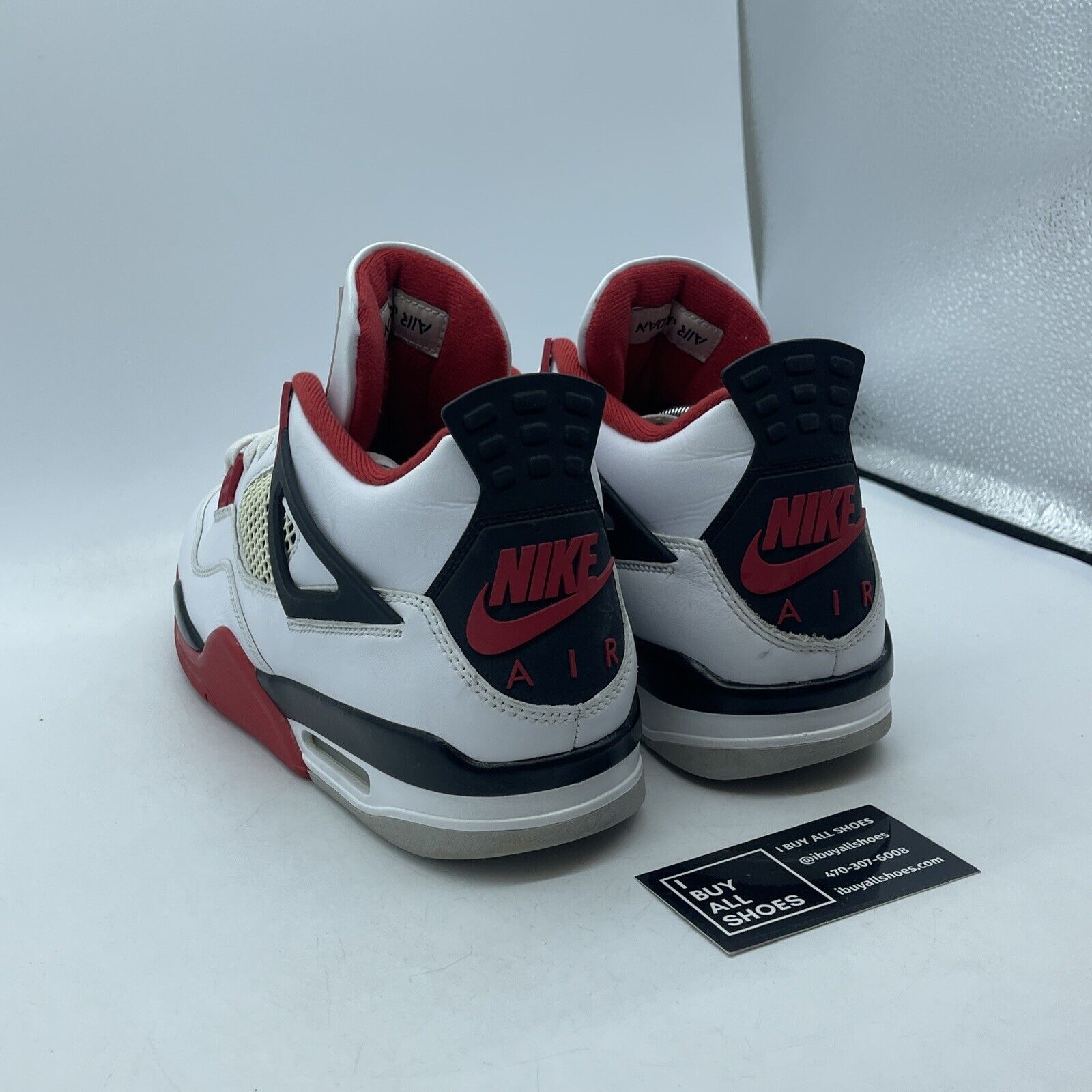Size 11 - Jordan 4 Retro OG Mid Fire Red Black White Leather (DC7770-160)
