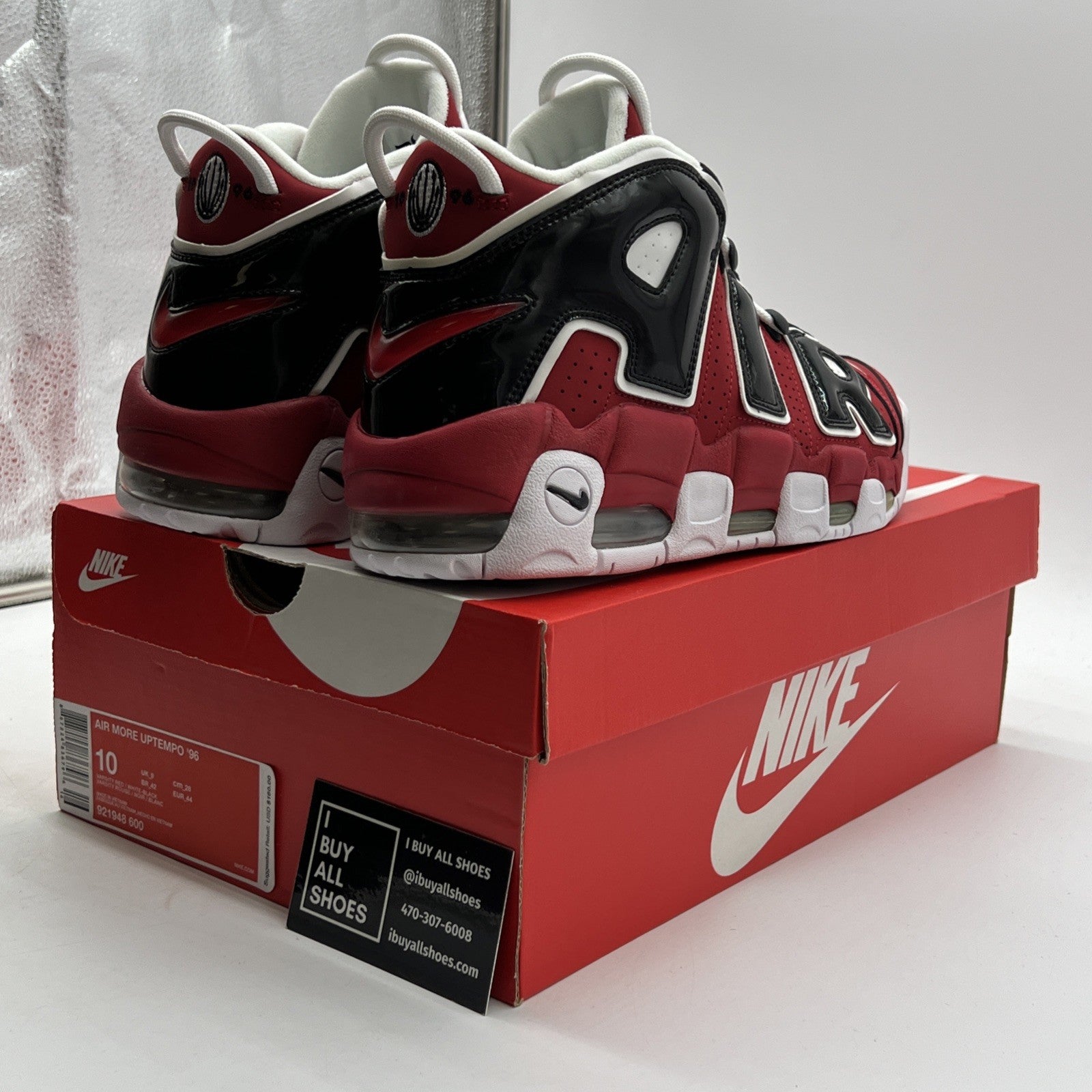 Size 10 - Nike Air More Uptempo Bulls 2017 (921948-600)