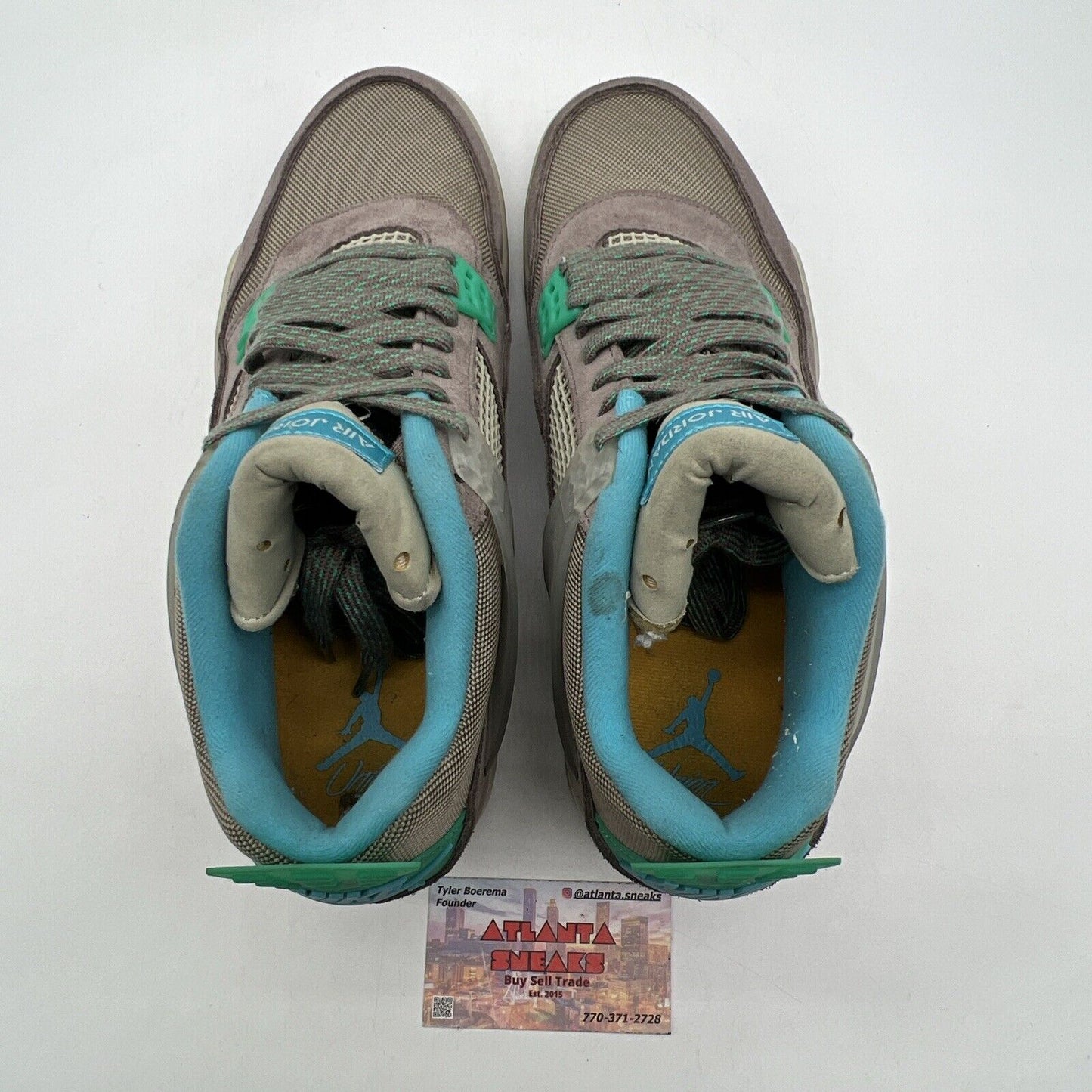 Size 10.5 - Union LA x Air Jordan 4 Retro Taupe Haze Grey Suede (DJ5718-242)