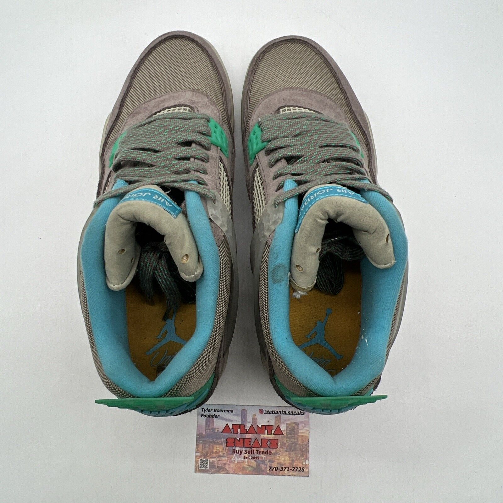 Size 10.5 - Union LA x Air Jordan 4 Retro Taupe Haze Grey Suede (DJ5718-242)