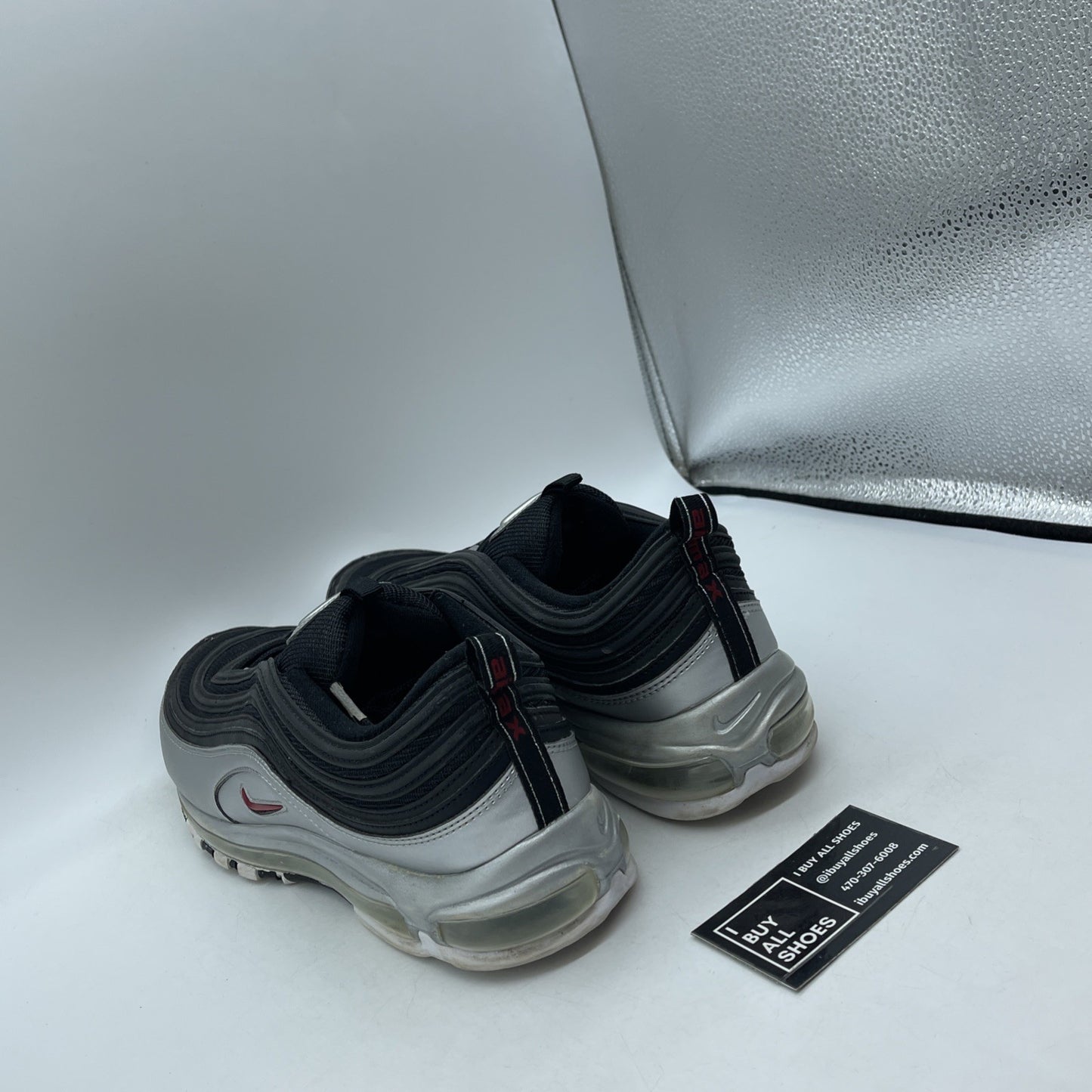 Size 13 - Nike Air Max 97 QS B-Sides Metallic Silver (AT5458-001)