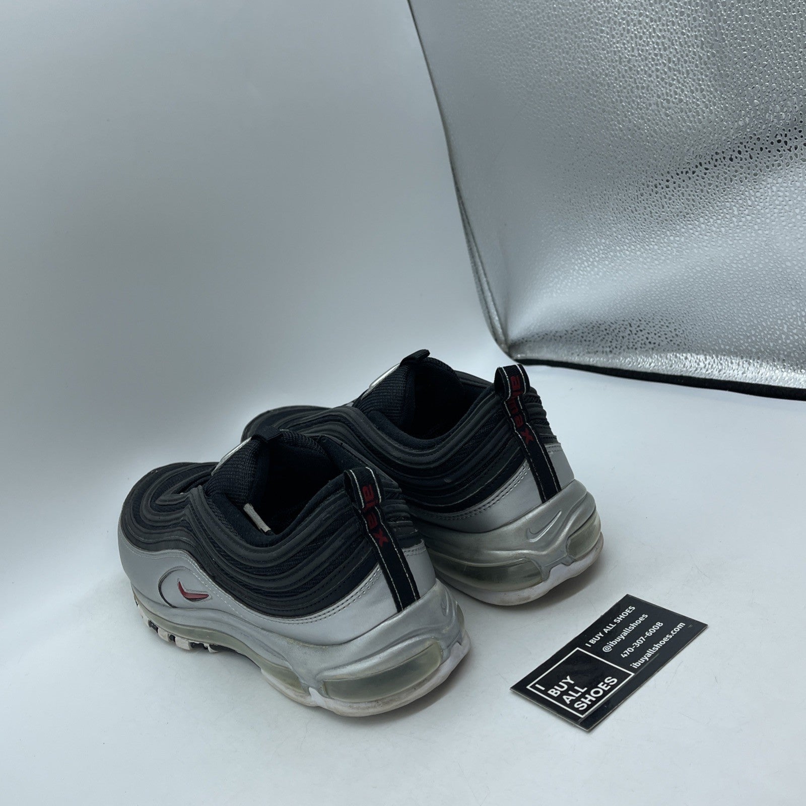 Size 13 - Nike Air Max 97 QS B-Sides Metallic Silver (AT5458-001)