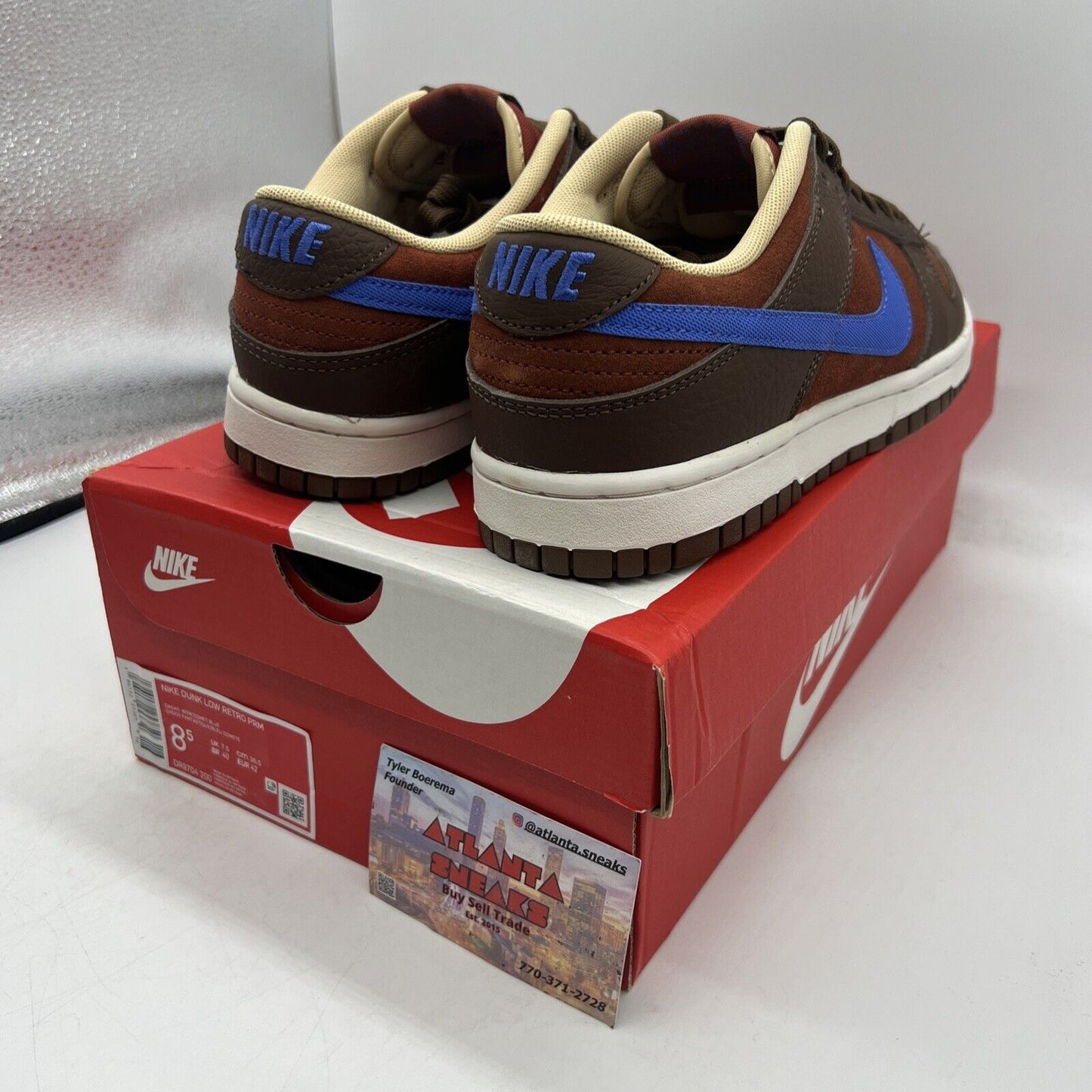 Size 8.5 - Nike Dunk Low Mars Stone Blue Brand New Og All