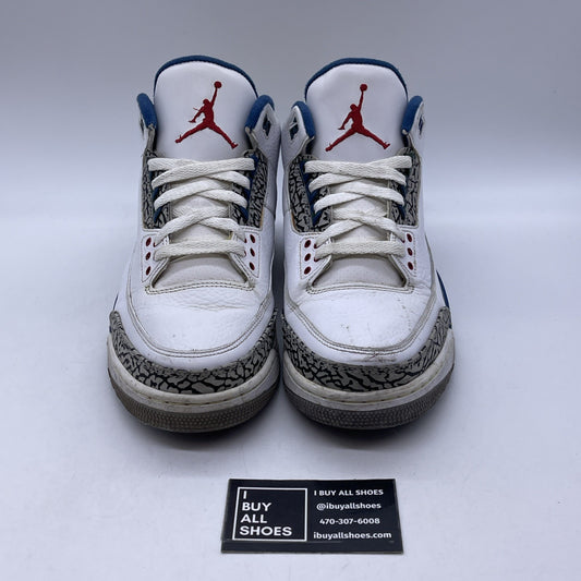 Size 10.5 - Air Jordan 3 Retro 2011 True Blue (136064-104)