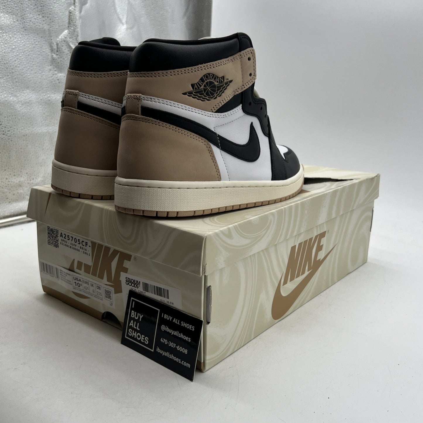 Size 10.5 - Air Jordan 1 Retro OG High Latte W (FD2596-021)
