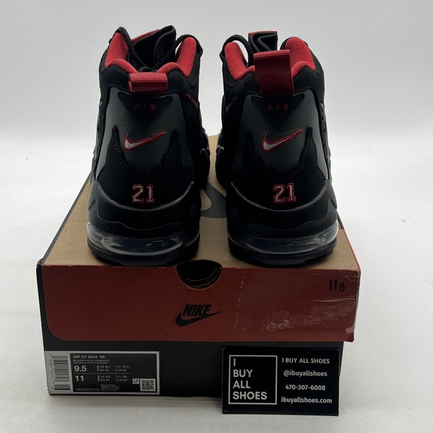 Size 9.5 - Nike Air DT Max '96 Falcons (HQ3620-010)