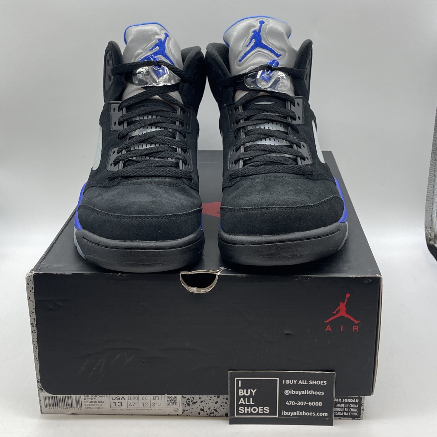 Size 13 - Air Jordan 5 Retro Mid Racer Blue (CT4838-004)