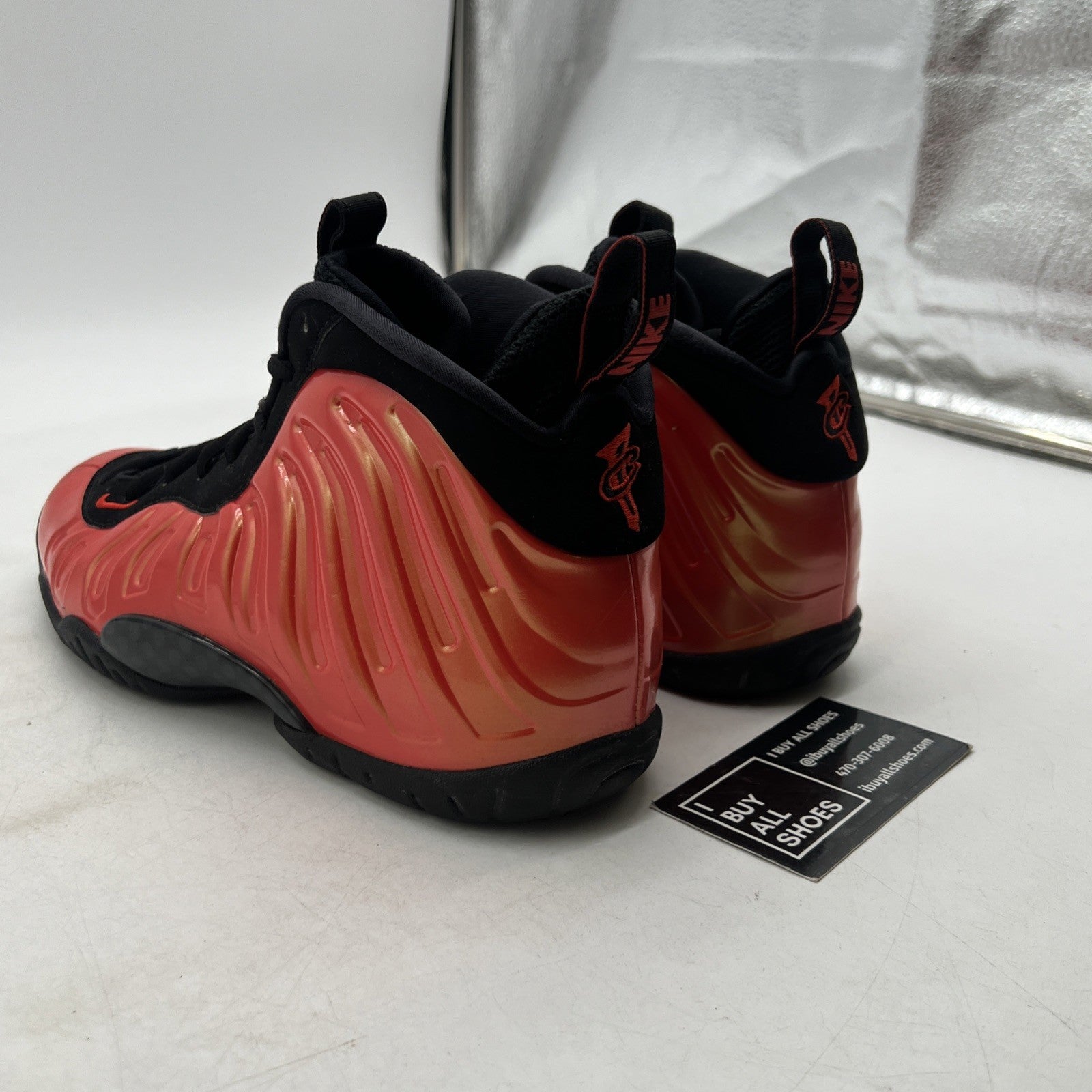 Size 6.5Y - NIKE LITTLE POSITE ONE (GS) "HABANERO RED" (644791-603)