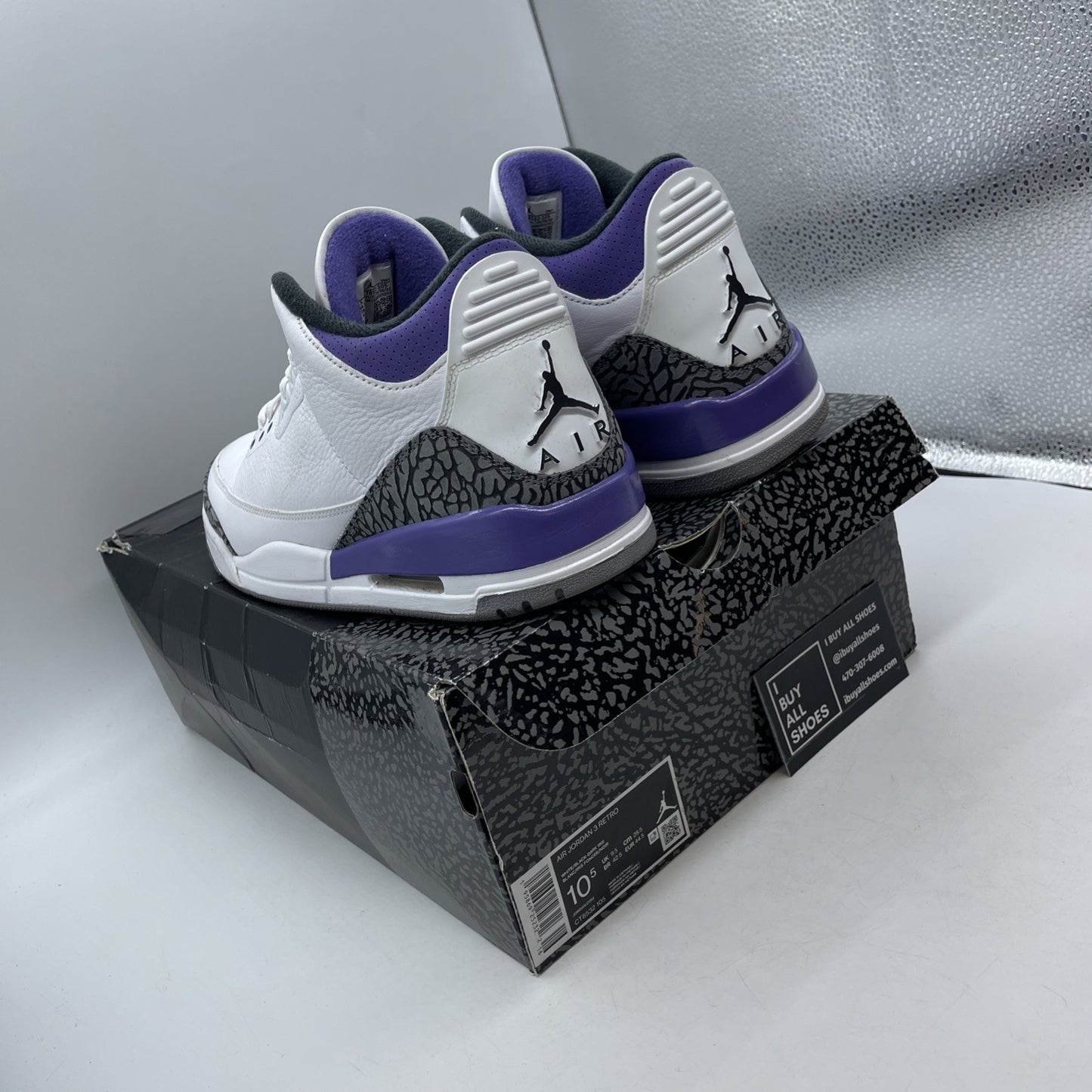 Size 10.5 - Air Jordan 3 Retro Mid Dark Iris (CT8532-105)