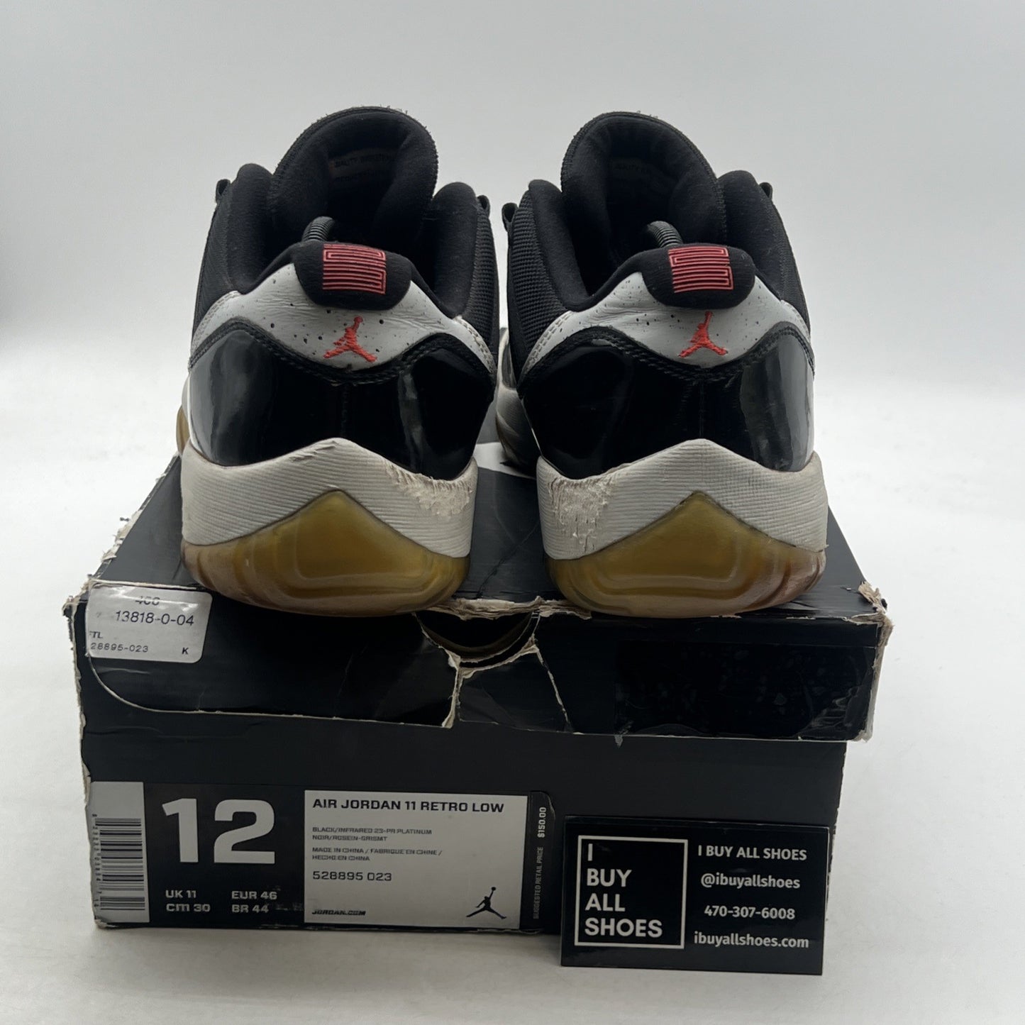 Size 12 - Air Jordan 11 Retro Low Infrared 23 (528895-023)