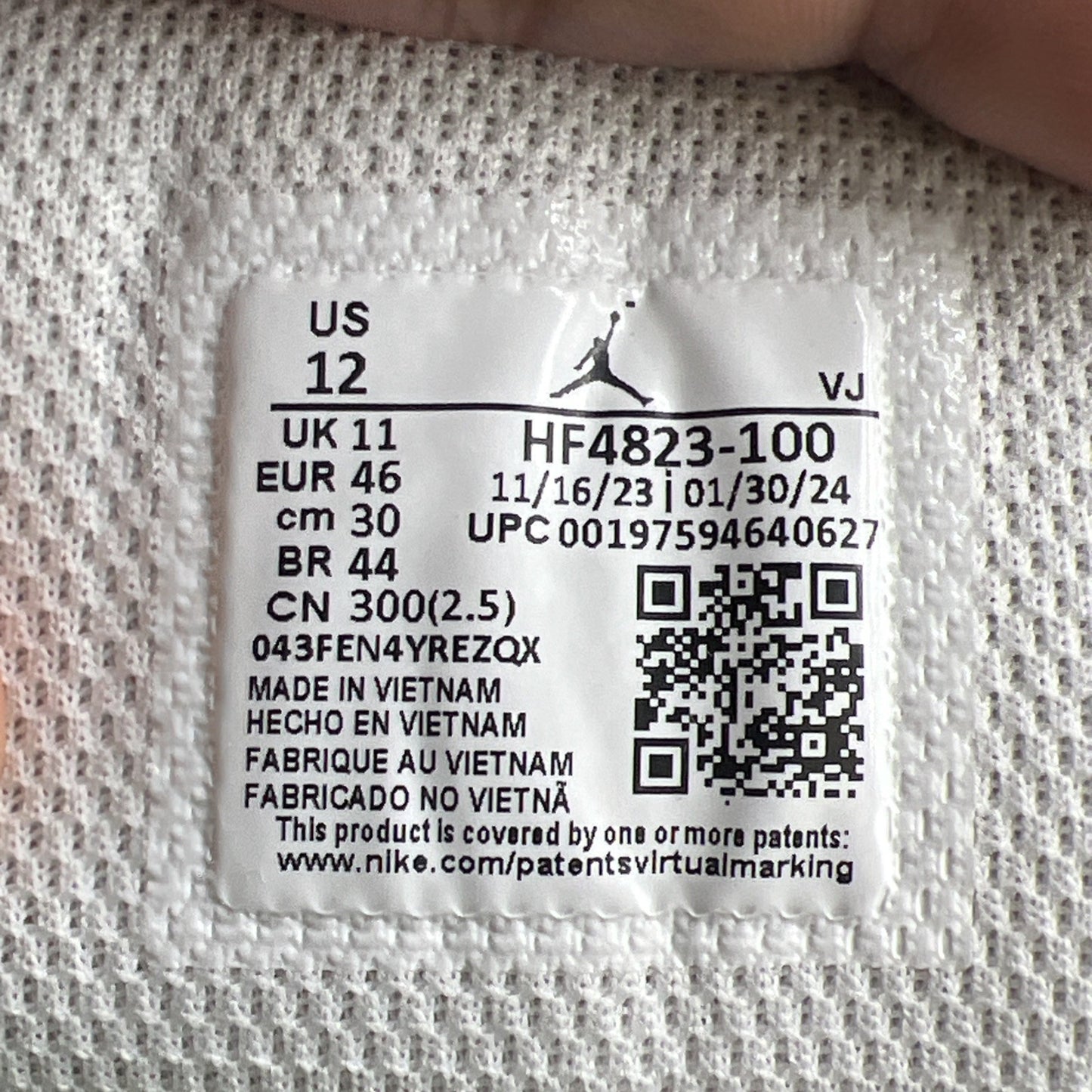 Size 12 - Air Jordan 1 SE Low Chlorophyll (HF4823-100)