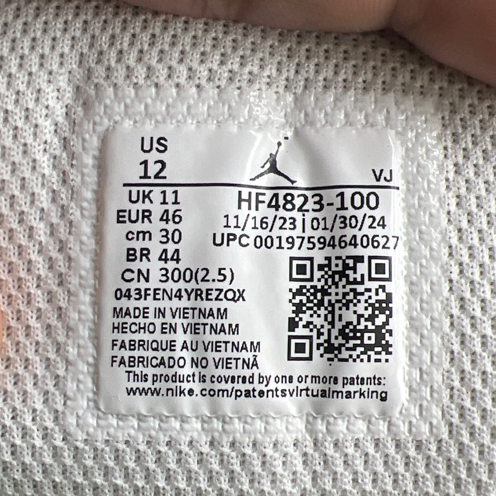 Size 12 - Air Jordan 1 SE Low Chlorophyll (HF4823-100)