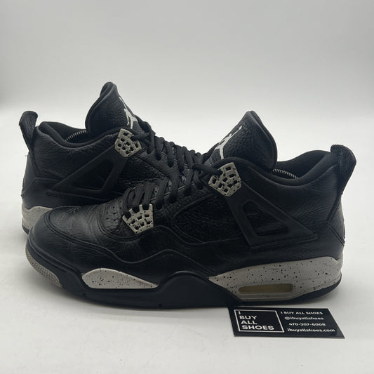 Size 10.5 - Air Jordan 4 Retro LS oreo 2015 (314254-003)