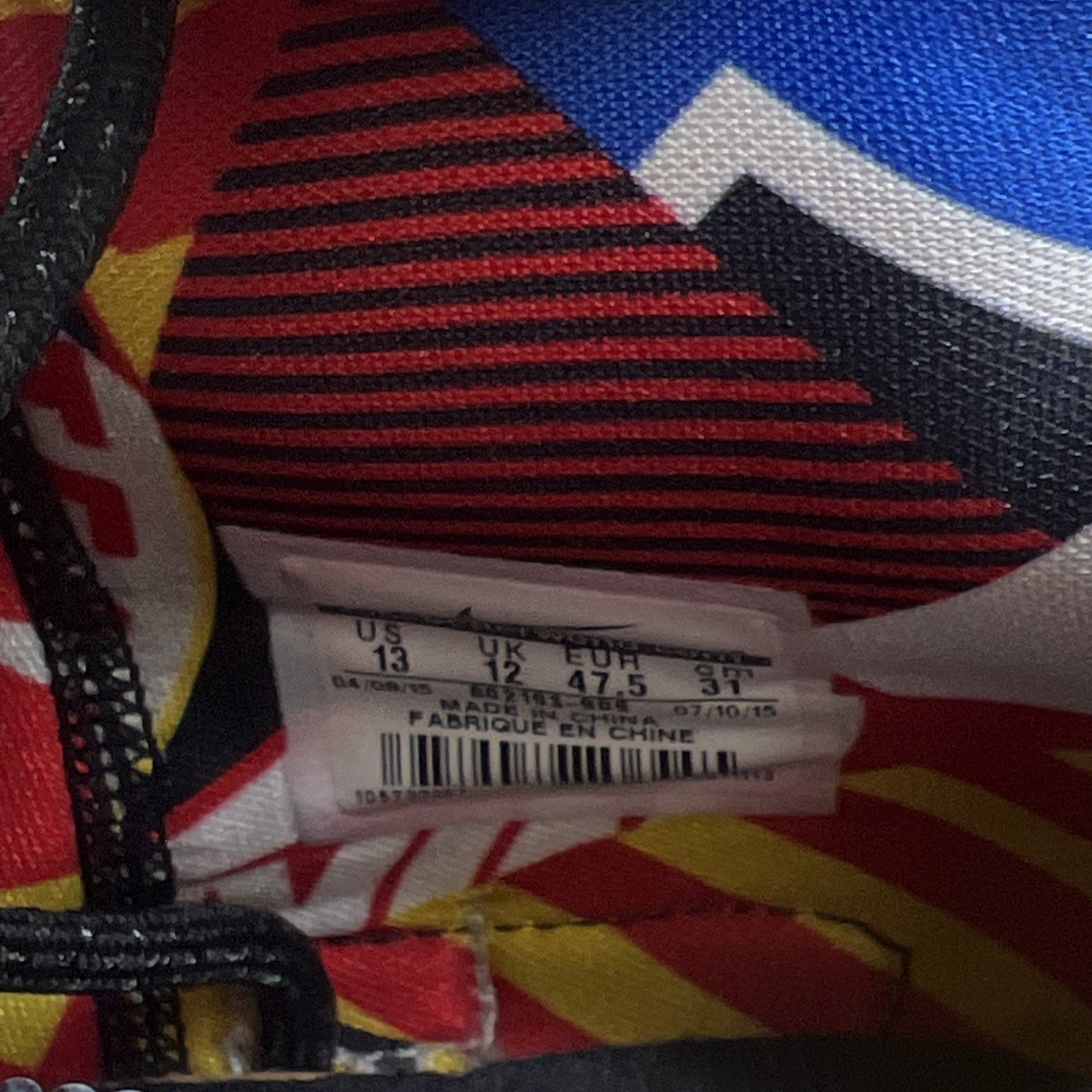 Size 13 - Nike LeBron 12 SE What The (802193-909)