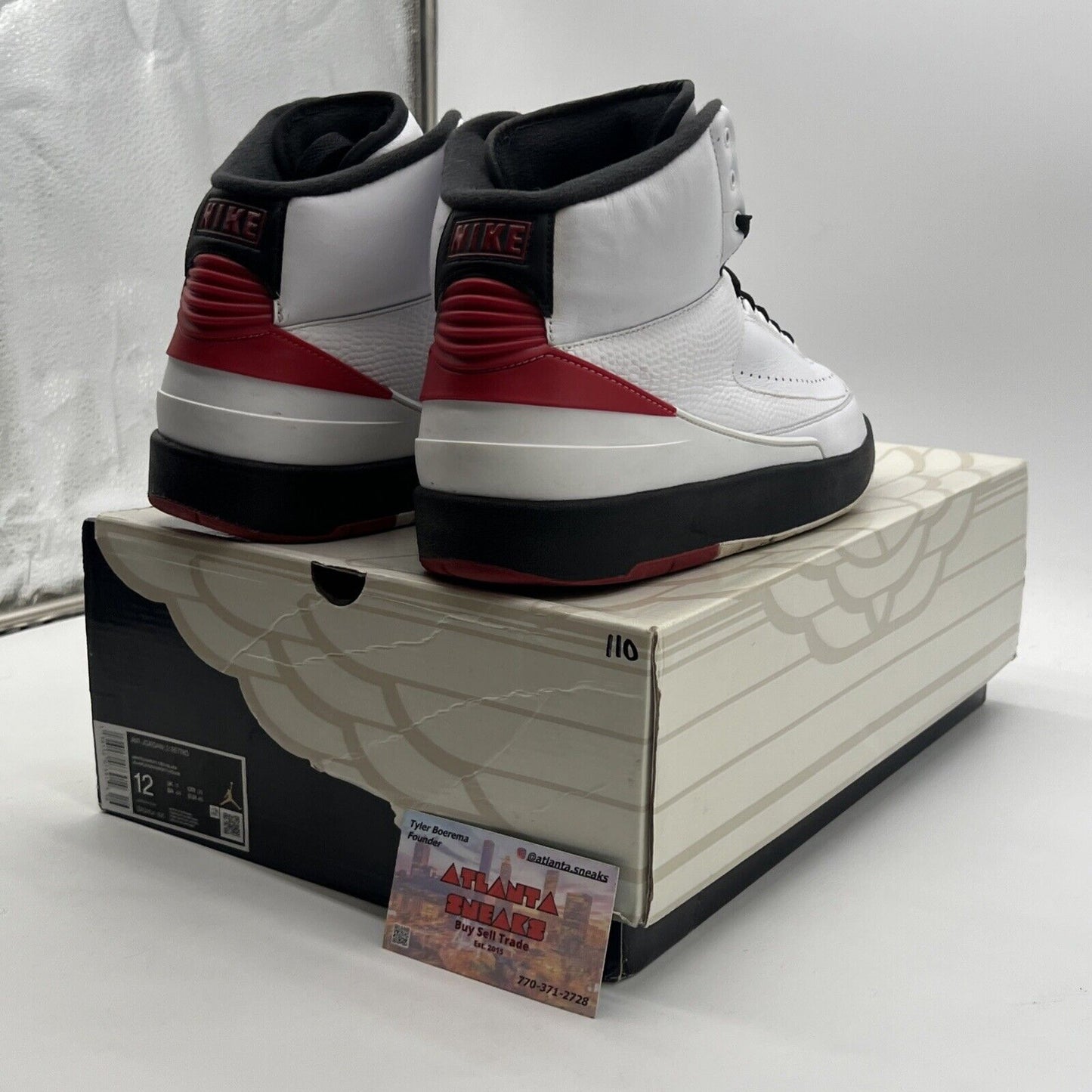 Size 12 - Air Jordan 2 Retro Mid Chicago (DX2454-106)
