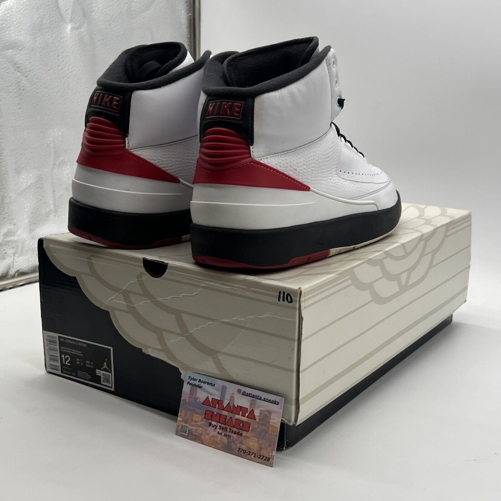 Size 12 - Air Jordan 2 Retro Mid Chicago (DX2454-106)
