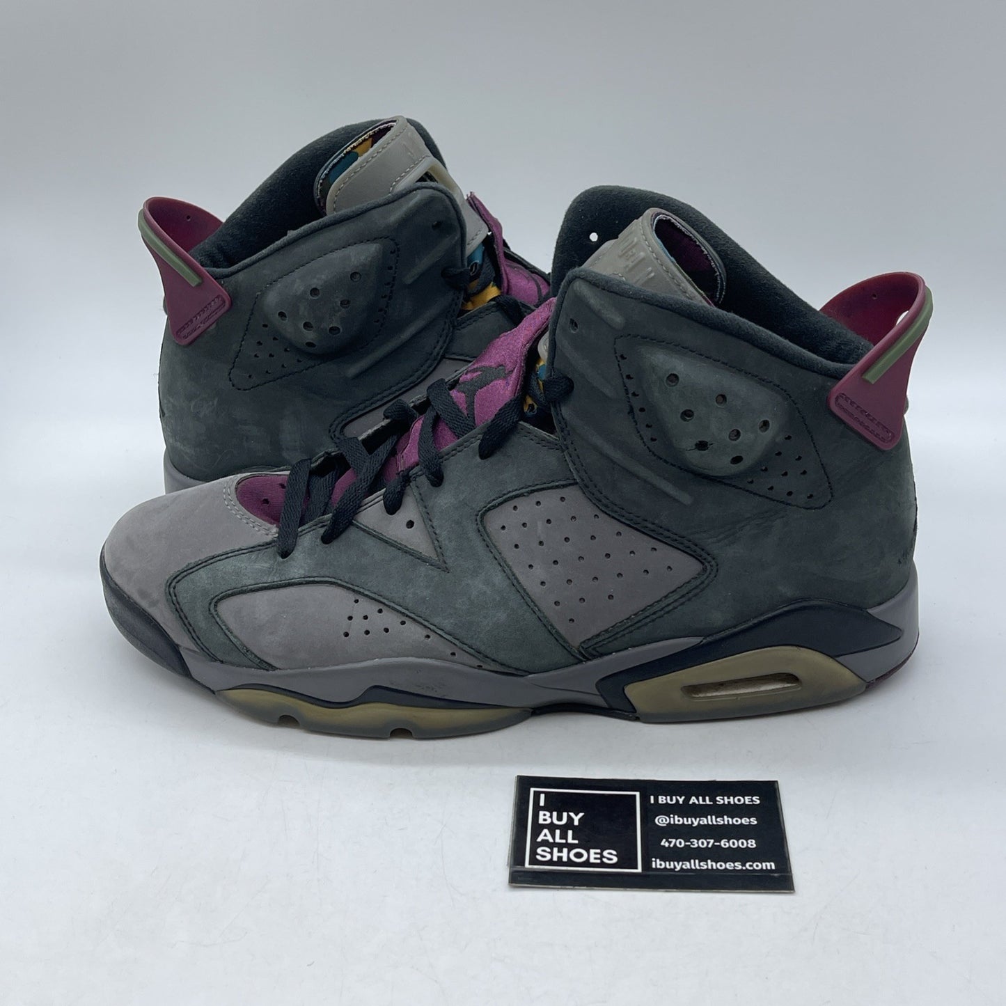 Size 11.5 - Air Jordan 6 Bordeaux Grey Suede (CT8529-063)