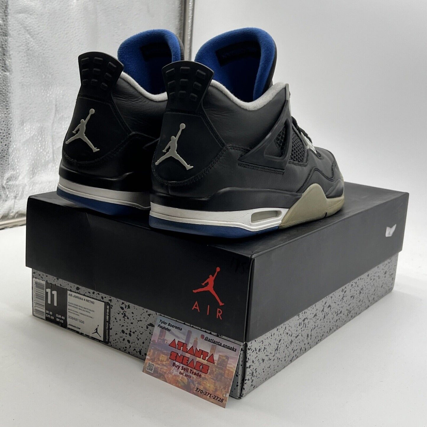 Size 11 - Air Jordan 4 Retro Motorsports Alternate 2017 (308497-006)