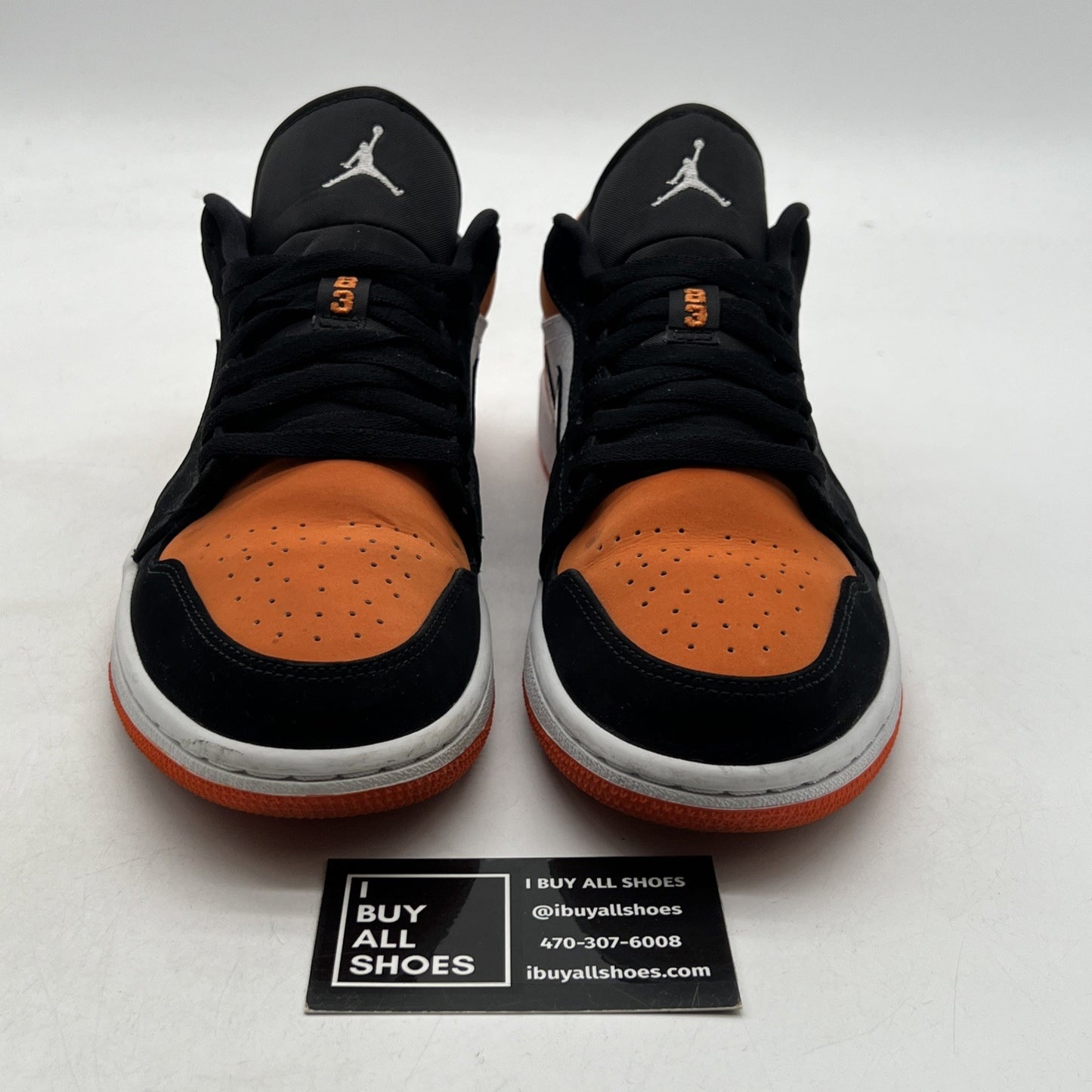 Size 8 - Air Jordan 1 Low Shattered Backboard (553558-128)