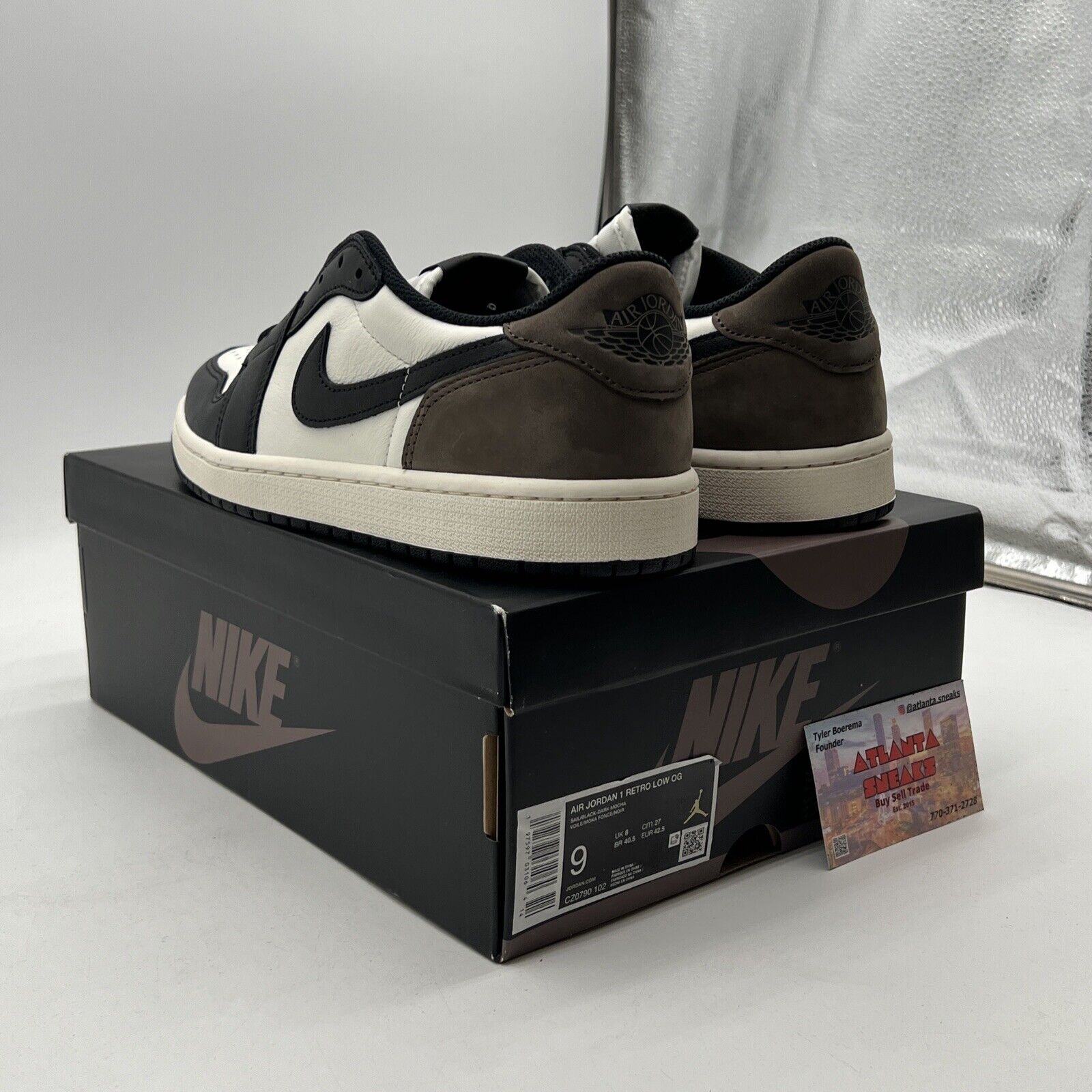 Size 9 - Air Jordan 1 Retro OG Low Mocha (CZ0790-102)