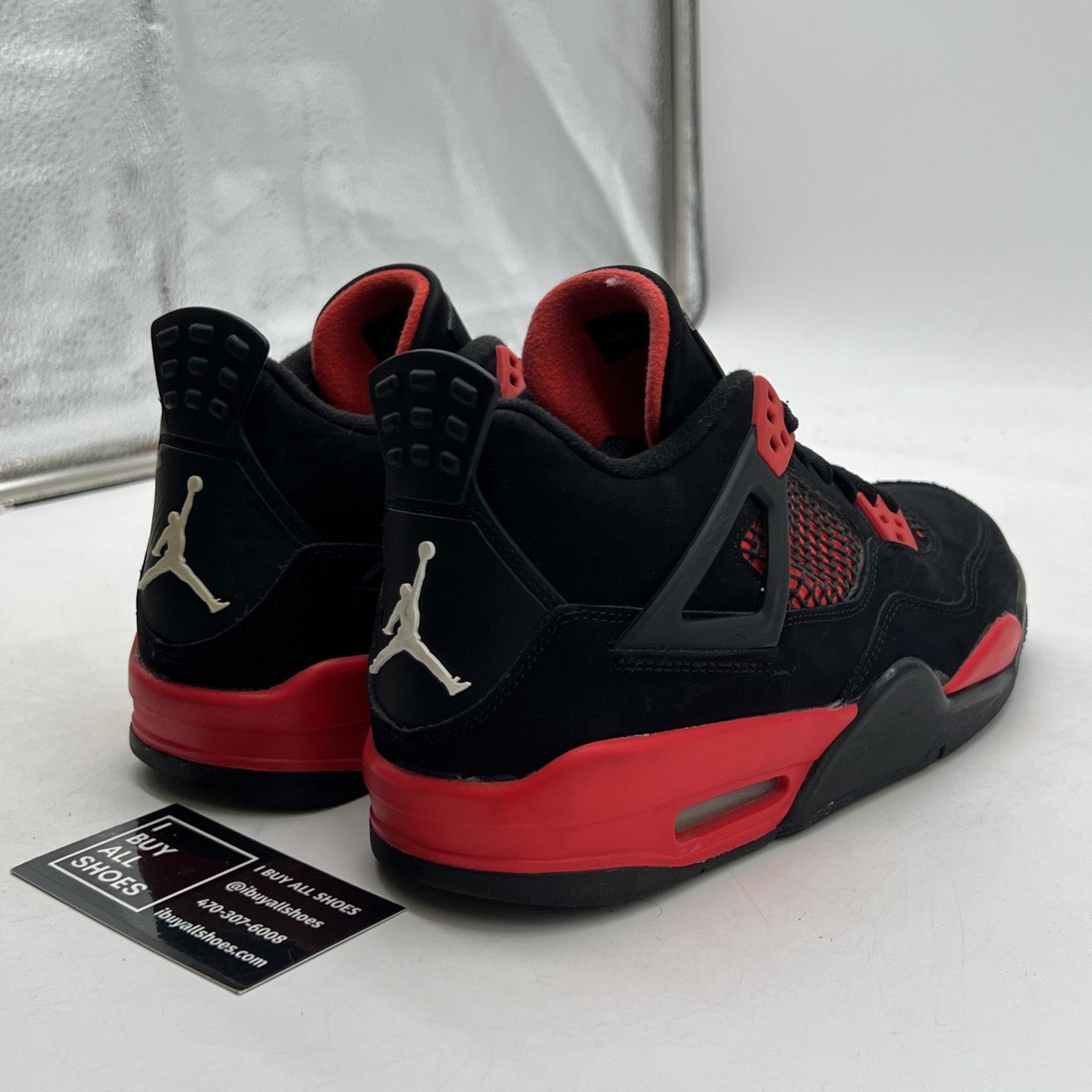 Size 6.5Y - Air Jordan 4 Retro Mid Red Thunder (408452-016)