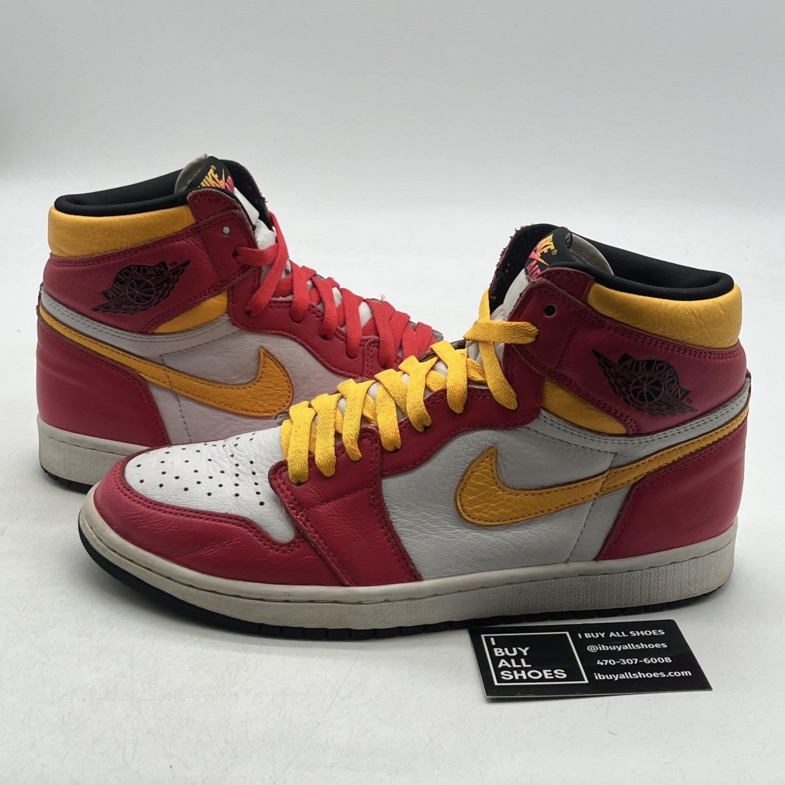 Size 10 - Air Jordan 1 Retro High OG Light Fusion Red 2021 (555088-603)