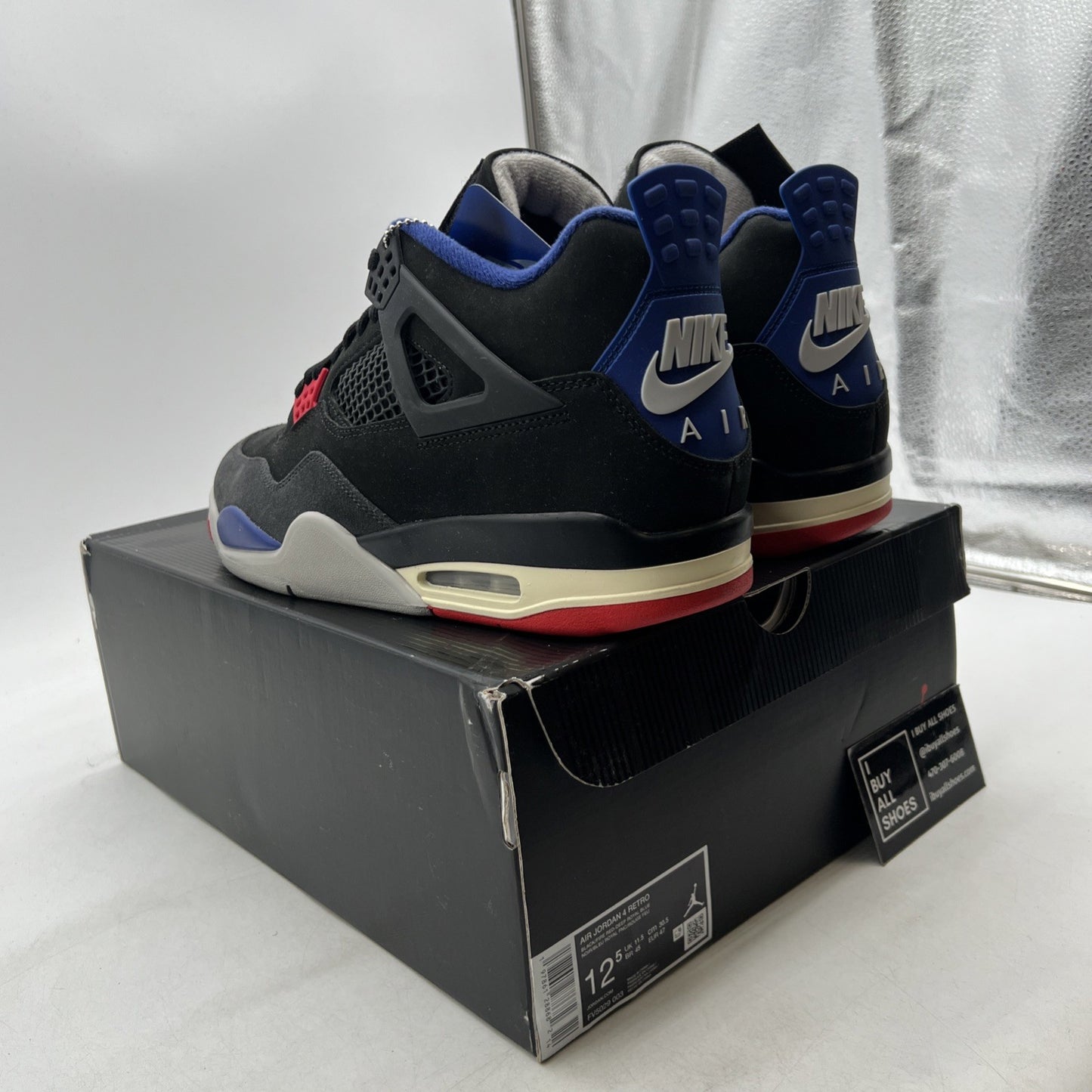 Size 12.5 - Air Jordan 4 Retro Rare Air - Gold Lettering (FV5029-003)