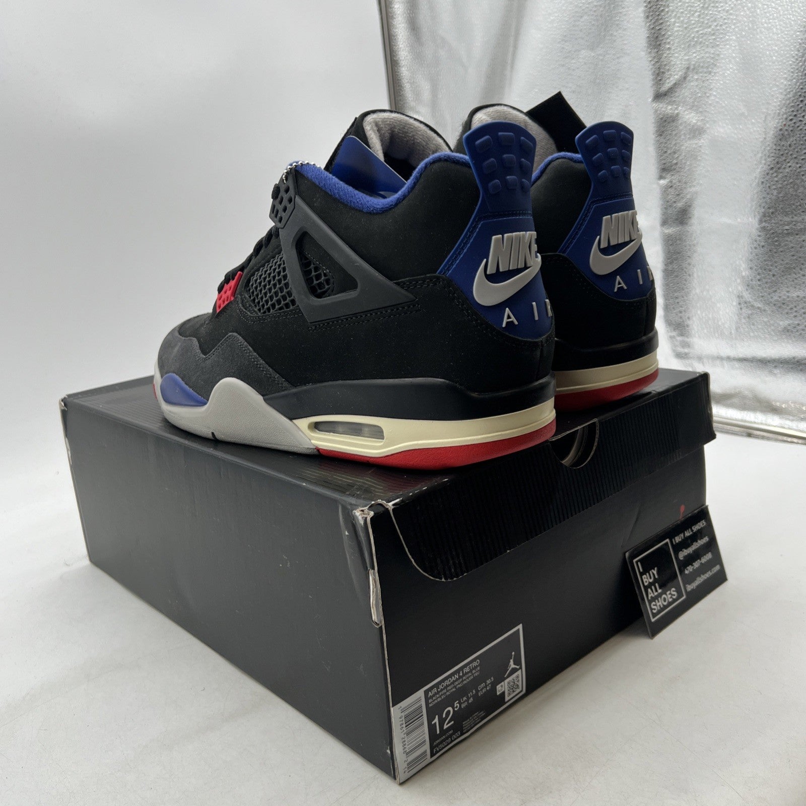 Size 12.5 - Air Jordan 4 Retro Rare Air - Gold Lettering (FV5029-003)