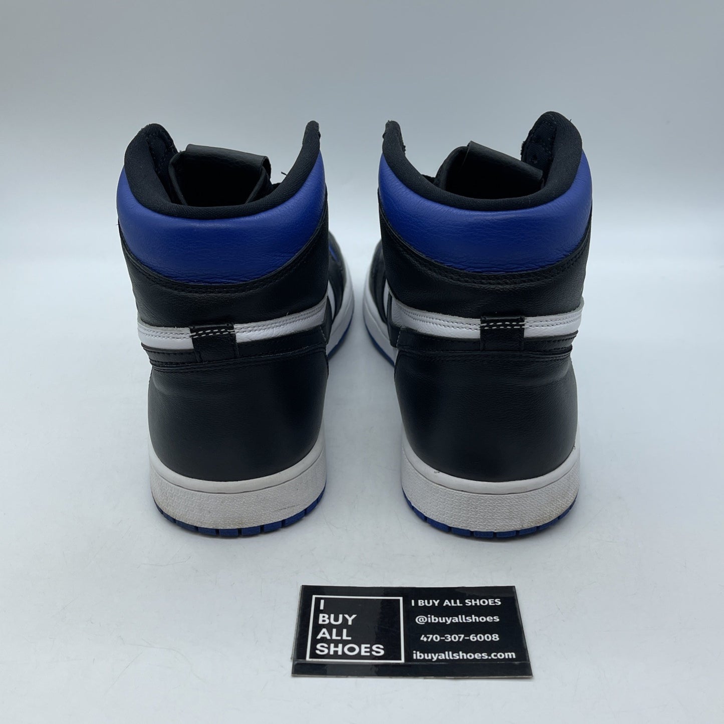Size 11.5 - Jordan 1 Retro OG High Royal Toe Blue Black Leather (555088-041)