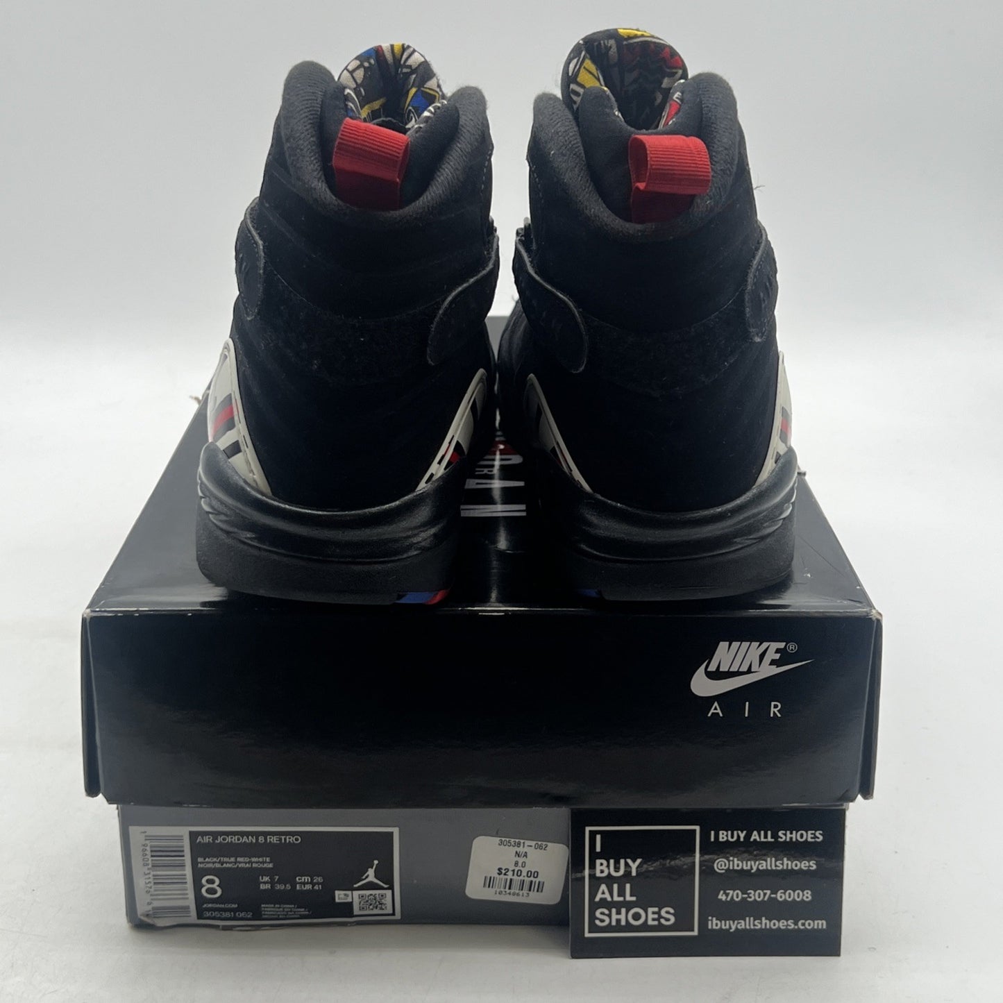 Size 8 - Air Jordan 8 Retro Mid Playoff (305381-062)