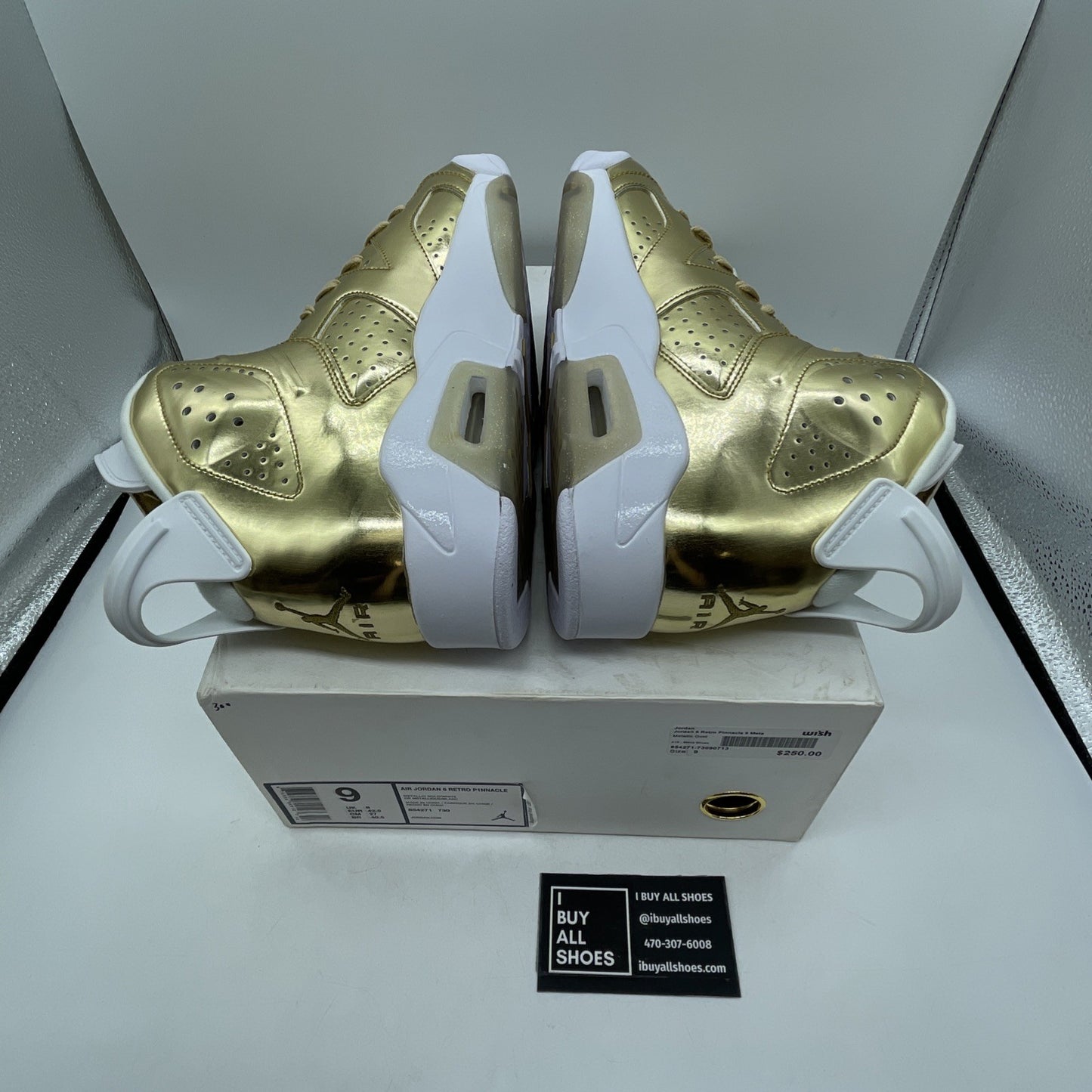 Size 9 - Air Jordan 6 Retro Pinnacle (854271-730)