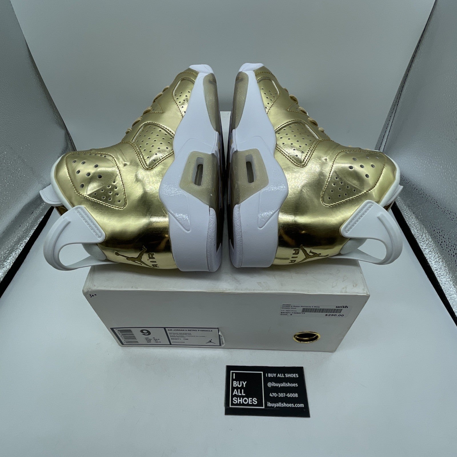 Size 9 - Air Jordan 6 Retro Pinnacle (854271-730)
