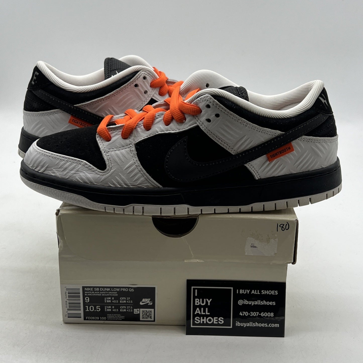 Size 9 - Nike SB Dunk Low x TightBooth White (FD2629-100)