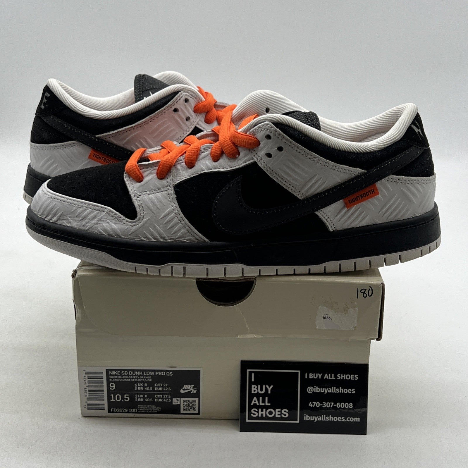 Size 9 - Nike SB Dunk Low x TightBooth White (FD2629-100)