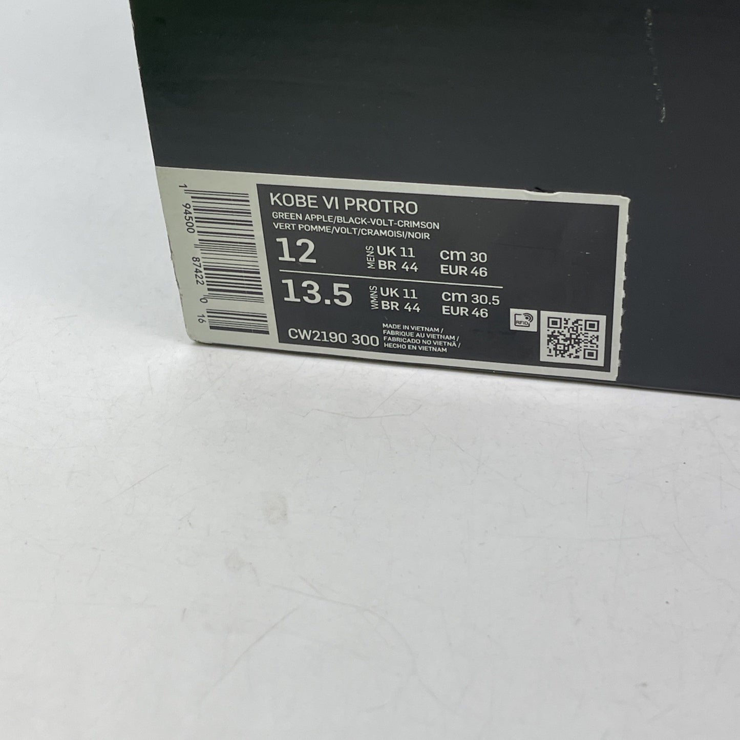 Size 12 - Nike Zoom Kobe 6 Protro Low Grinch (CW2190-300)