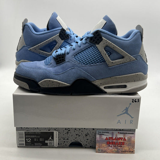 Size 12 - Air Jordan 4 Retro Mid University Blue (CT8527-400)