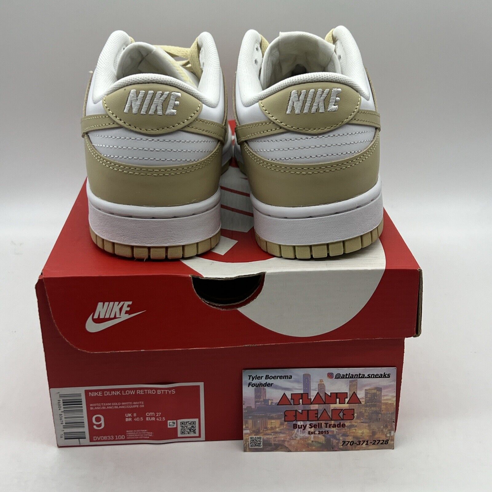 Size 9 - Nike Dunk Low Team Gold Brand New Og All