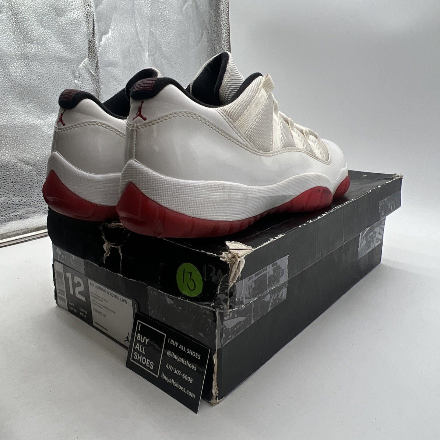 Size 12 - Air Jordan 11 Retro Low Cherry Bottom (528895-101)