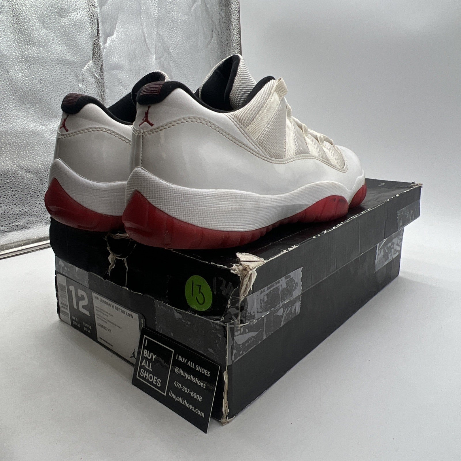 Size 12 - Air Jordan 11 Retro Low Cherry Bottom (528895-101)