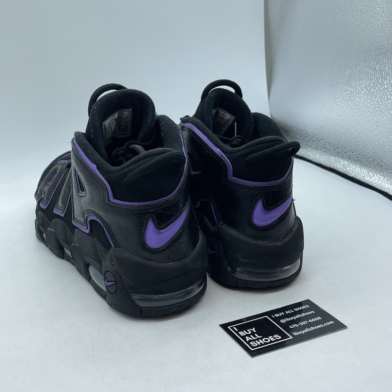 Size 10 - Nike Air More Uptempo '96 Black Action Grape Black Suede (DV1879-001)