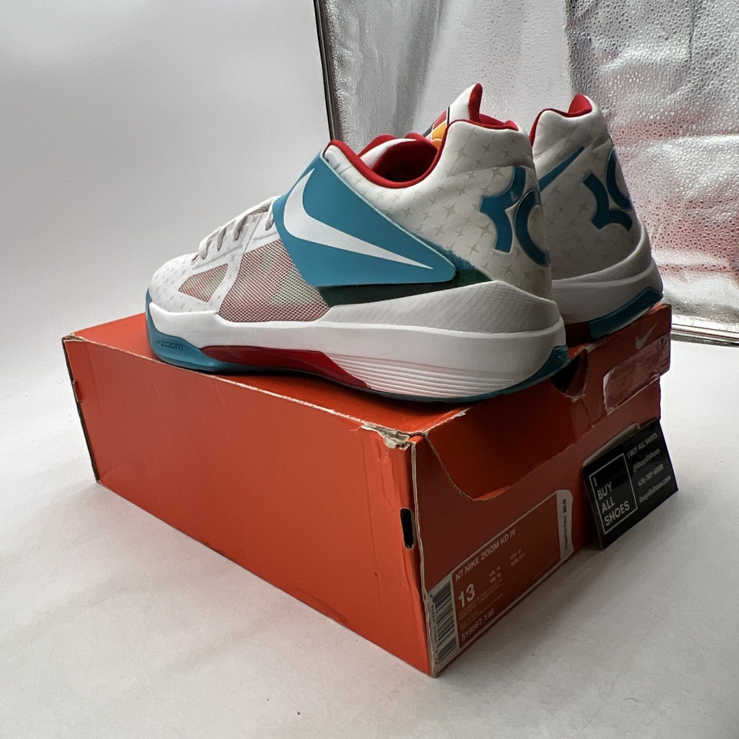 Size 13 - Nike N7 1 Zoom KD 4 N7 (519567-146)