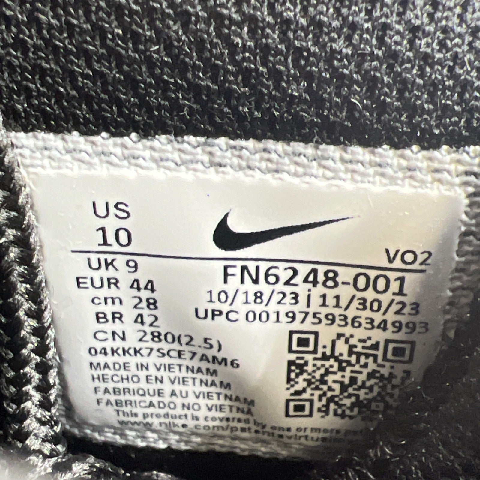 Size 10 - Nike Air Max 2 CB 94 Black Gym Red (FN6248-001)