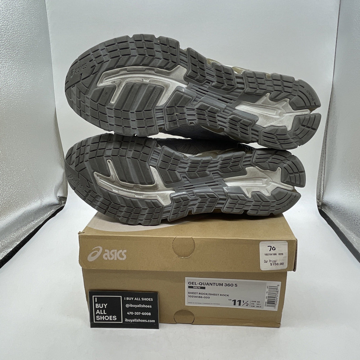Size 11.5 - Asics Gel Quantum 360 5 Sheet Rock (18051462253)