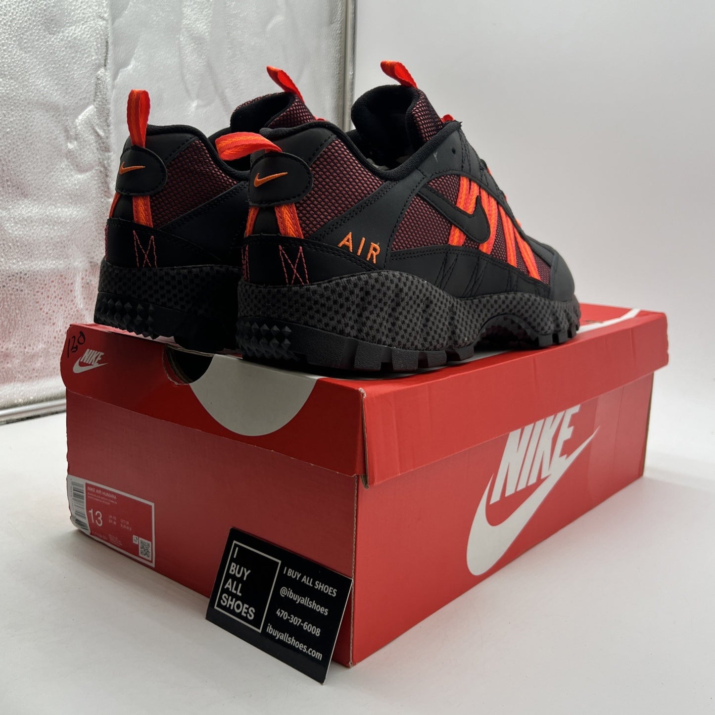 Size 13 - Air Humara 'Black Bright Crimson' (FJ7109-001)